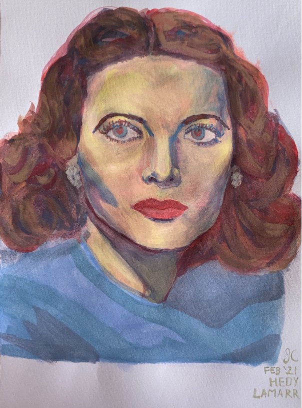 So excited to announce the winners of our 'Most inspiring girl or woman in Stem' competition at I Wish. Joanne Crowley won an Insprion 14 5000 laptop with her painting of Hedy Lemarr!!

<a href="/DellTechIreland/">Dell Technologies Ireland</a> <a href="/DellTech/">Dell Technologies</a> <a href="/VMwareIreland/">VMware Ireland</a> <a href="/IWish_ie/">I Wish</a> @Gareth__Cullen @ocarolan1 <a href="/ClaireJORegan/">Claire O'Regan</a>