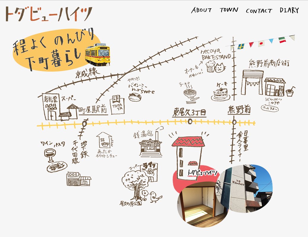 5年前の今日が、トダビューハイツのサイトを作った日。(って通知が来るTumblrいいサービスだなあ?)

最初は手探りでとりあえずおしゃれっぽく作ったんだけど...

トダビューハイツの空室で掃除したり仕事したり、過ごすうちに「おっちゃん物件」に変化していきました? 