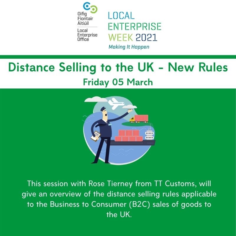 Does your business sell to customers in the UK? This seminar by <a href="/MonaghanLEO/">LEO Monaghan</a> on Friday which will give you an overview of the new rules following Brexit and how they may impact your business. 
localenterprise.ie/Monaghan/Train…