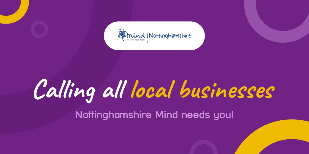 weareccm's tweet photo. This May, we're teaming up with @Notts_Mind to bring you The Big Notts Raffle! 🌟

But, we need your help! We're looking for #localbusinesses who'd be up for donating a prize! 🎁 

To find out more, drop us a line at hello@weareccm.co.uk 📧 

#Charity #Raffle #Mind #MentalHealth https://t.co/lAx028ikie