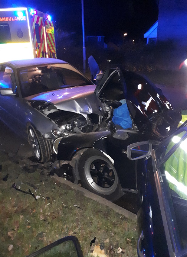 CambsCops's tweet photo. This was the devastation caused by a driver in #StIves who was late to work and failed to clear his frozen windscreen. 

Read the full story here: https://t.co/6263GYHaSq 

For road safety advice, visit: https://t.co/HeR438VlzR #SaferCambs https://t.co/zkqbCTWMSR