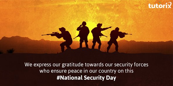 TutorixIndia's tweet photo. In India, March 4 is celebrated as National Security Day (Rashtriya Suraksha Diwas) every year, in the honor of the Indian Security Forces.
#NationalSecurityDay #cbselearningapp #Tutorix https://t.co/XTqFCvTv4Y