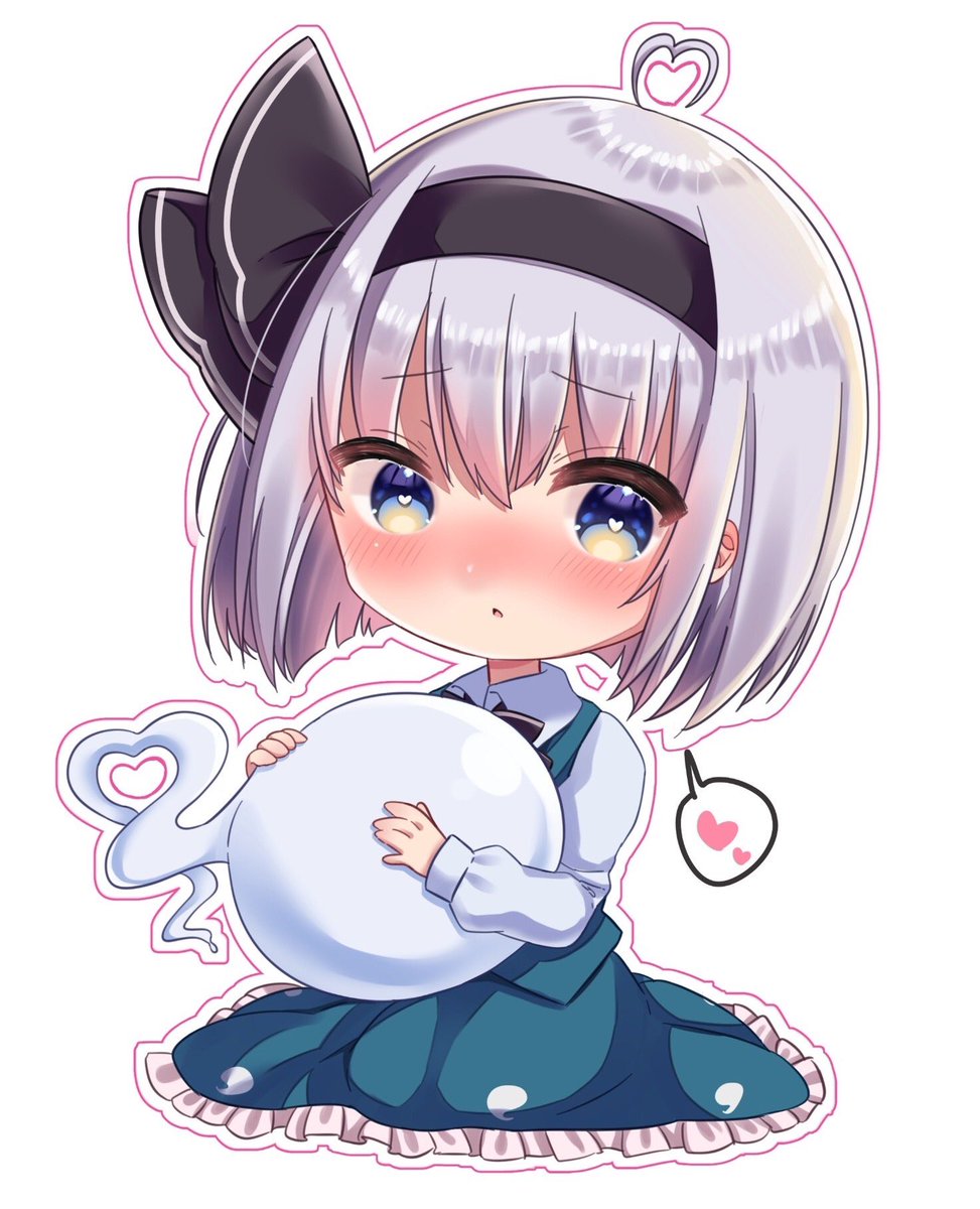 魂魄妖夢 ,半霊 「#3月4日はみょんの日
すきすきモード妖夢ちゃん 」|音羽@春例お08abのイラスト