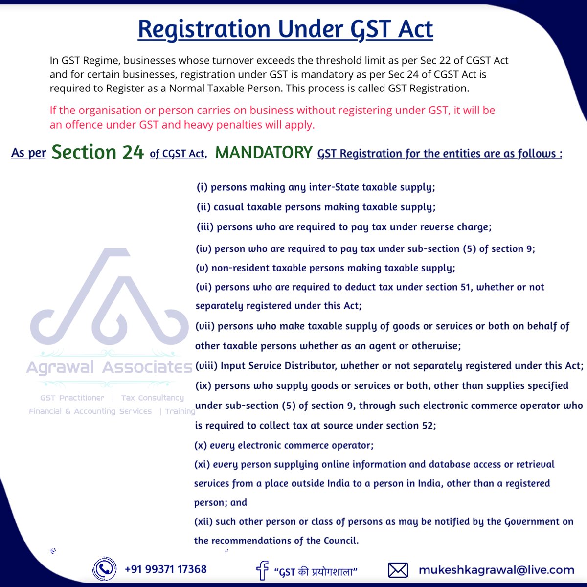 agrawalmukeshk's tweet photo. Registration under GST https://t.co/rXMjfvDUyK