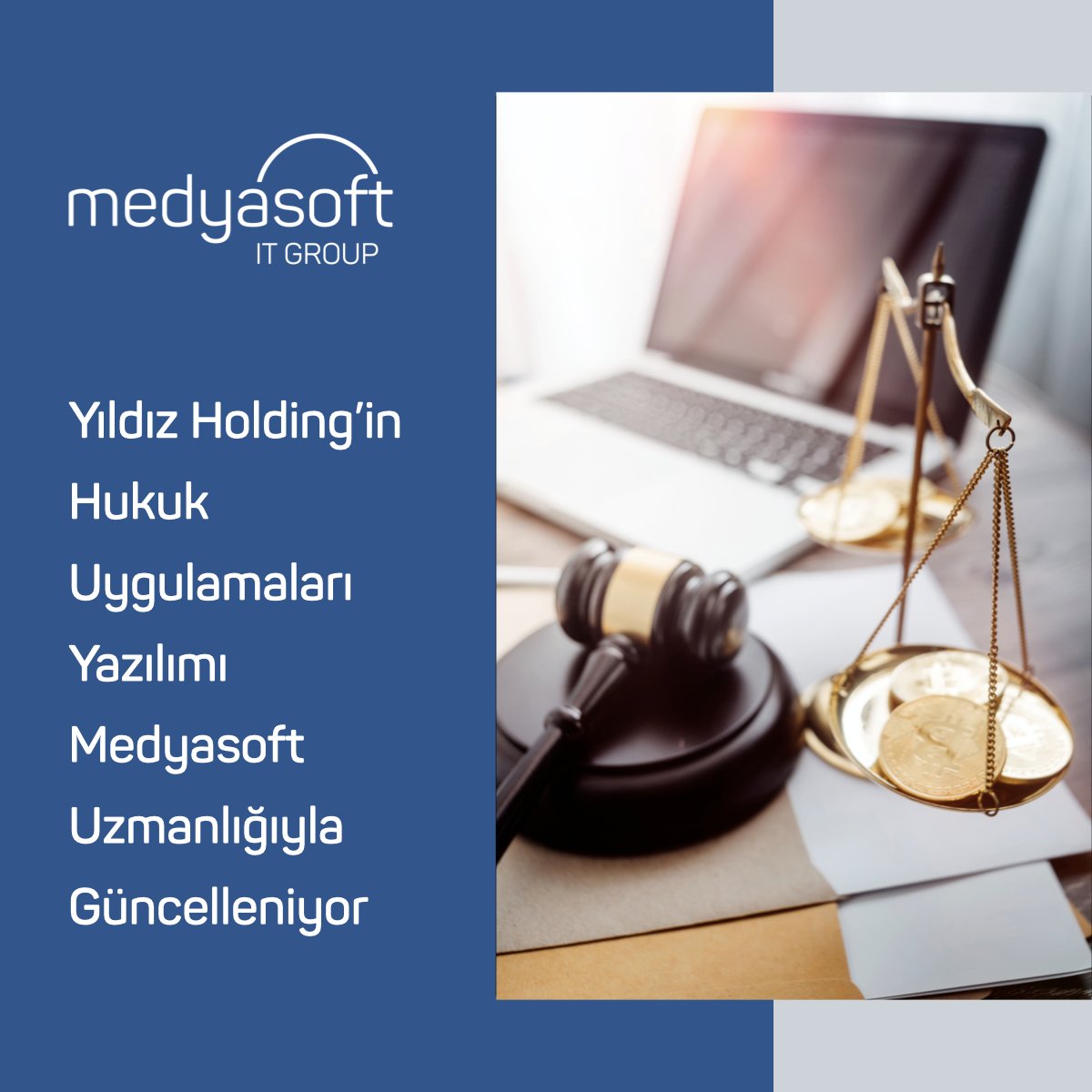medyasoft's tweet photo. Medyasoft IT Group, Yıldız Holding ve bağlı grup şirketlerinde hukuk süreçlerinin yönetilmesini sağlayan Hukuk Uygulamaları Yazılımı’nı yeniliyor. Proje kapsamında kullanıcı deneyimine odaklanılarak modern ve yenilikçi bir altyapı kuruluyor.

#medyasoftitgroup #yildizholding https://t.co/62Ud4Vpk1U