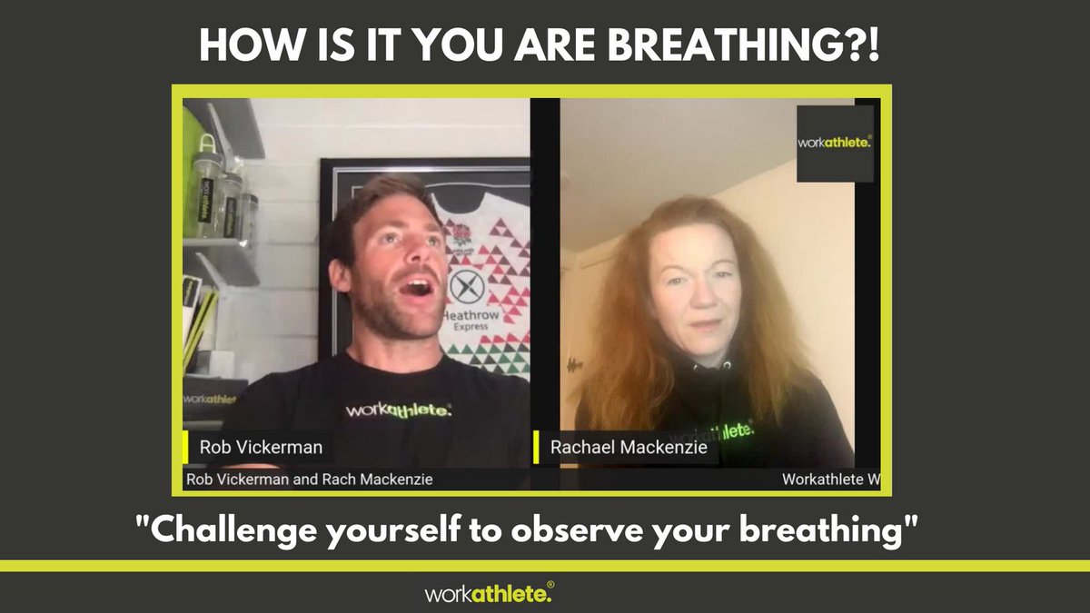 workathleteUK's tweet photo. Breathing is much more than a necessity - we can manipulate it to give us confidence, poise and projection. @rachfmackenzie @robvickerman https://t.co/AXepcJYbbH