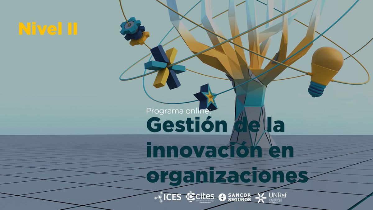 NicolasNovaira's tweet photo. 🚀03.03.21 Gestión de la innovación en organizaciones > Programa Online > Nivel II - 2021 > #UNRaf Universidad Nacional de Rafaela https://t.co/jbh4d7i0zG