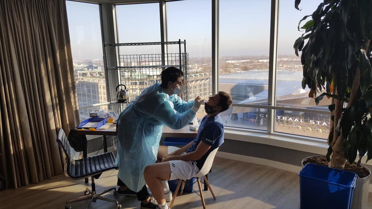 <a href="/Saltro_dc/">Saltro</a> test deelnemers ABN AMRO Tennistoernooi op COVID-19. Hiermee zorgen we dat het toernooi coronaveilig verloopt! lnkd.in/e4E_VHe #samentegencorona #diagnostiek #coronarivus