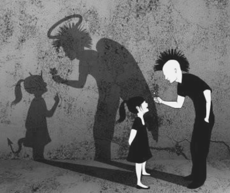 alejodorowsky's tweet photo. Los seres humanos no son buenos ni malos. Satisfechos actúan como santos, insatisfechos actúan como diablos. https://t.co/4bvOQpqTON
