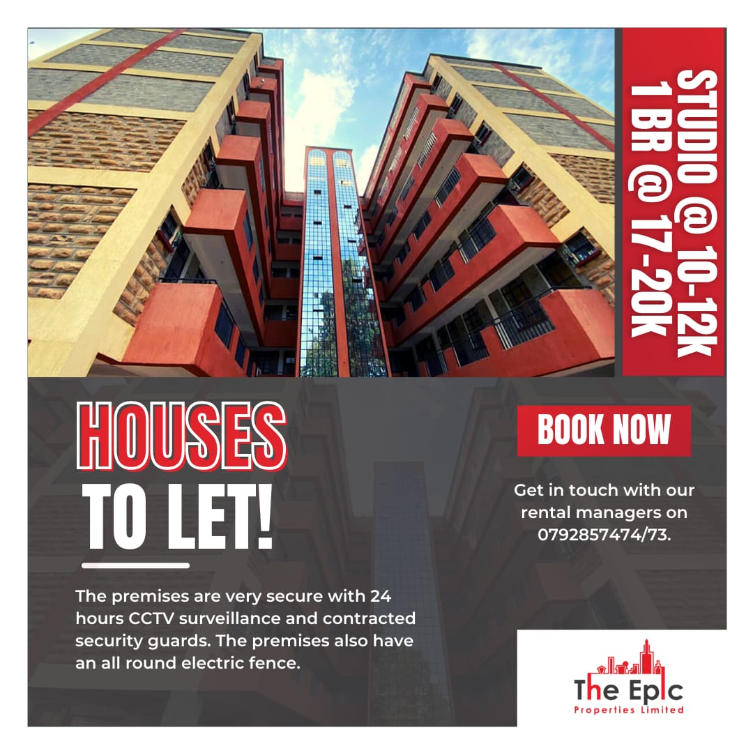 Elas_Kibet's tweet image. For those looking for a place to rent that's secure and  safe with  water available 24/7.
#TheEpicToLet