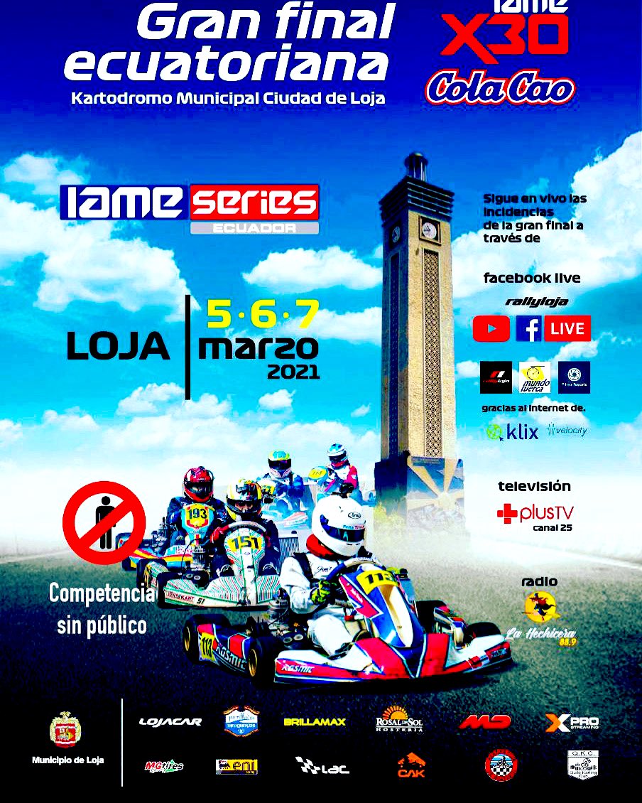 nicozuniga9's tweet photo. Este fin de semana la gran final #iamex30 a dejar lo mejor sobre el asfalto en el Kartodromo de Loja!! @ofilimpia @Tecnodimension @TecnodimensionE https://t.co/IQ8p0e270X