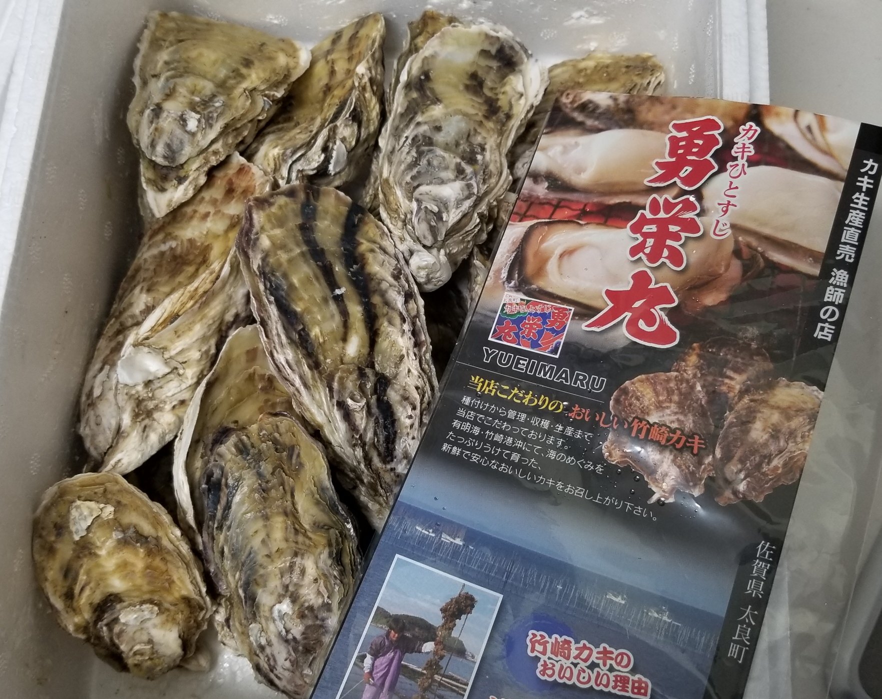 古川綾子 コロナで行けないならおうちで食べよう わたしが佐賀のお父さんお母さんと慕う2人が毎年連れてってくれる太良町の牡蠣小屋 勇栄丸 から2キロお取り寄せ ぷりぷりで縮まないしそのまま食べても美味 佐賀行くとひとりで3キロくらい食べちゃう