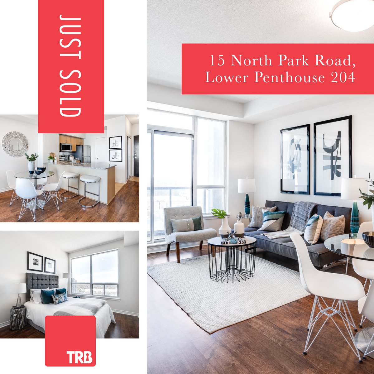TRBTeam's tweet photo. #JUSTSOLD! 15 North Park Road LPH204.
WOW that was quick. Even we didn't expect to sell this 1-bed+den, 1.5 bath Lower Penthouse Condo w Parking in less than 12 hours. Offer well over ask accepted and we have very happy sellers and buyers. DM to learn more about selling with TRB. https://t.co/Er5sESPHeW