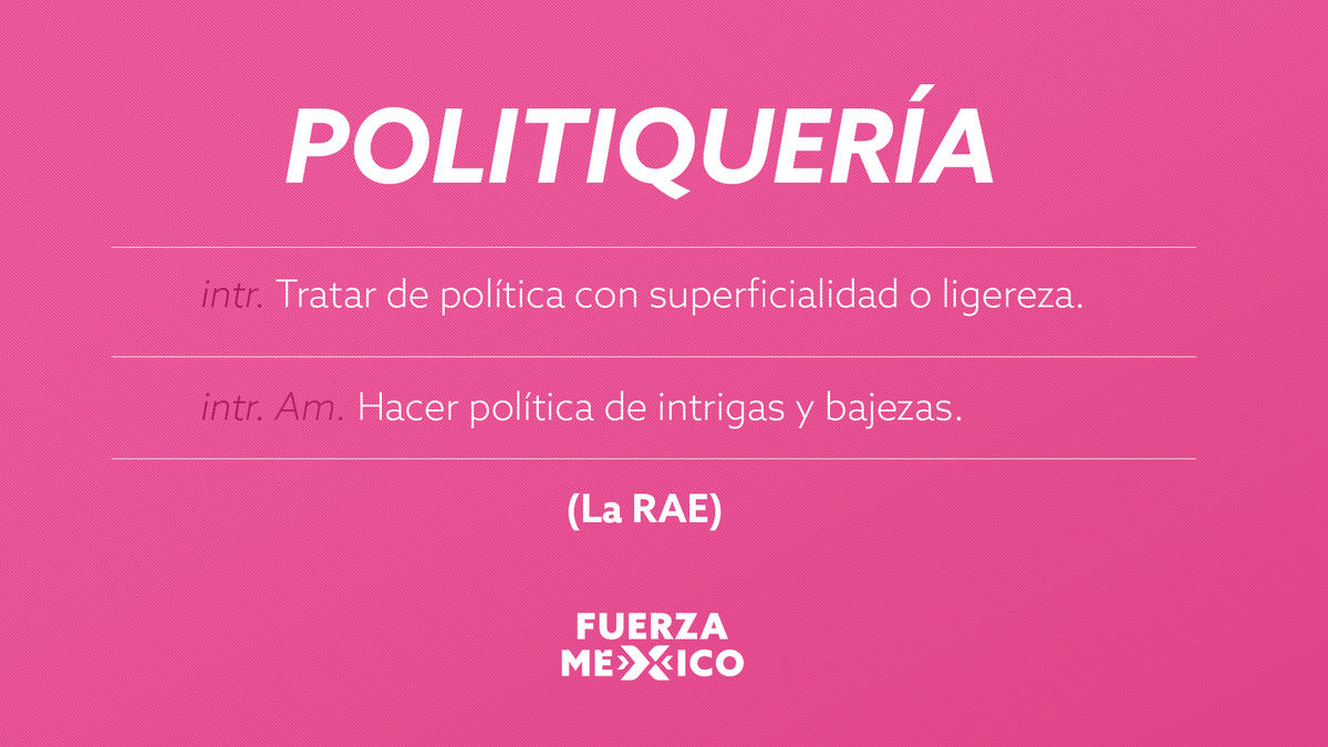 fuerzaxmexico's tweet photo. La @RAE no se puede equivocar. 
Y tú menos al elegir estar del lado de #FuerzaPorMéxico. https://t.co/6m5OGbnQQY