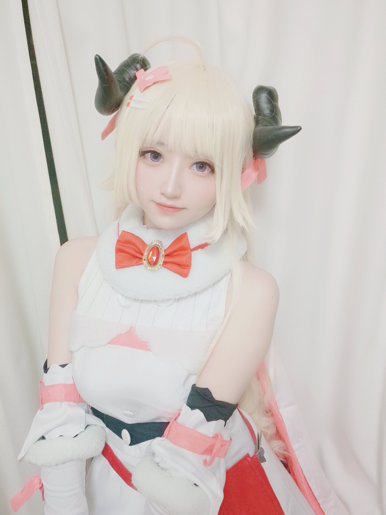 画像,ふわふわ🐏#つのまきあーと #コスプレ https://t.co/Cg3eiPeNfi。