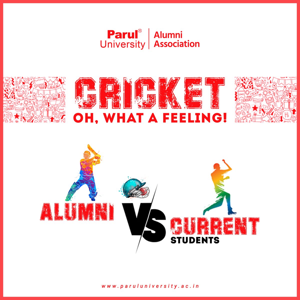 ParulAlumni's tweet photo. #DHOOM2021
#AlumniCricketMania
#PUAlumniAssociation
#ParulUniversity
Let the Cricket mania begin!
After long excruciating wait, we welcome PU Alumni for a cricket match against current PU students as part of DHOOM 2021 festival. https://t.co/DoHgLA0x3v
