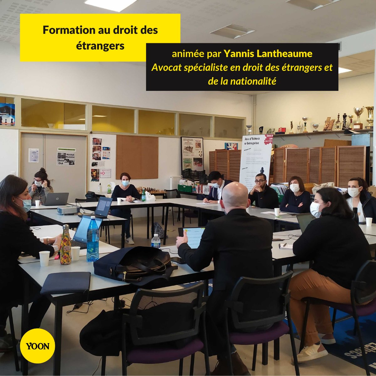 Première #formation YOON de 2021 sur le droit des étrangers. Merci à tous nos participants et à Yannis Lantheaume, avocat spécialisé de nous avoir éclairé sur les pratiques et les usages du #droitdesétrangers.

Pour plus d'infos sur nos formations : contact@yoonfrance.com