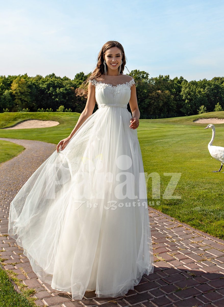 Theparanz's tweet photo. WOMEN’S SLEEVELESS ELEGANT WHITE FLARED HIGH VOLUME TULLE WEDDING GOWN

Paranz recently introduced an elegant version of white, sleeveless high volume wedding gown tastefully draped in tulle to boost the appeal of stylish brides would-be.

Get it here --- https://t.co/2cV4GidJnW https://t.co/srezj1FWeM