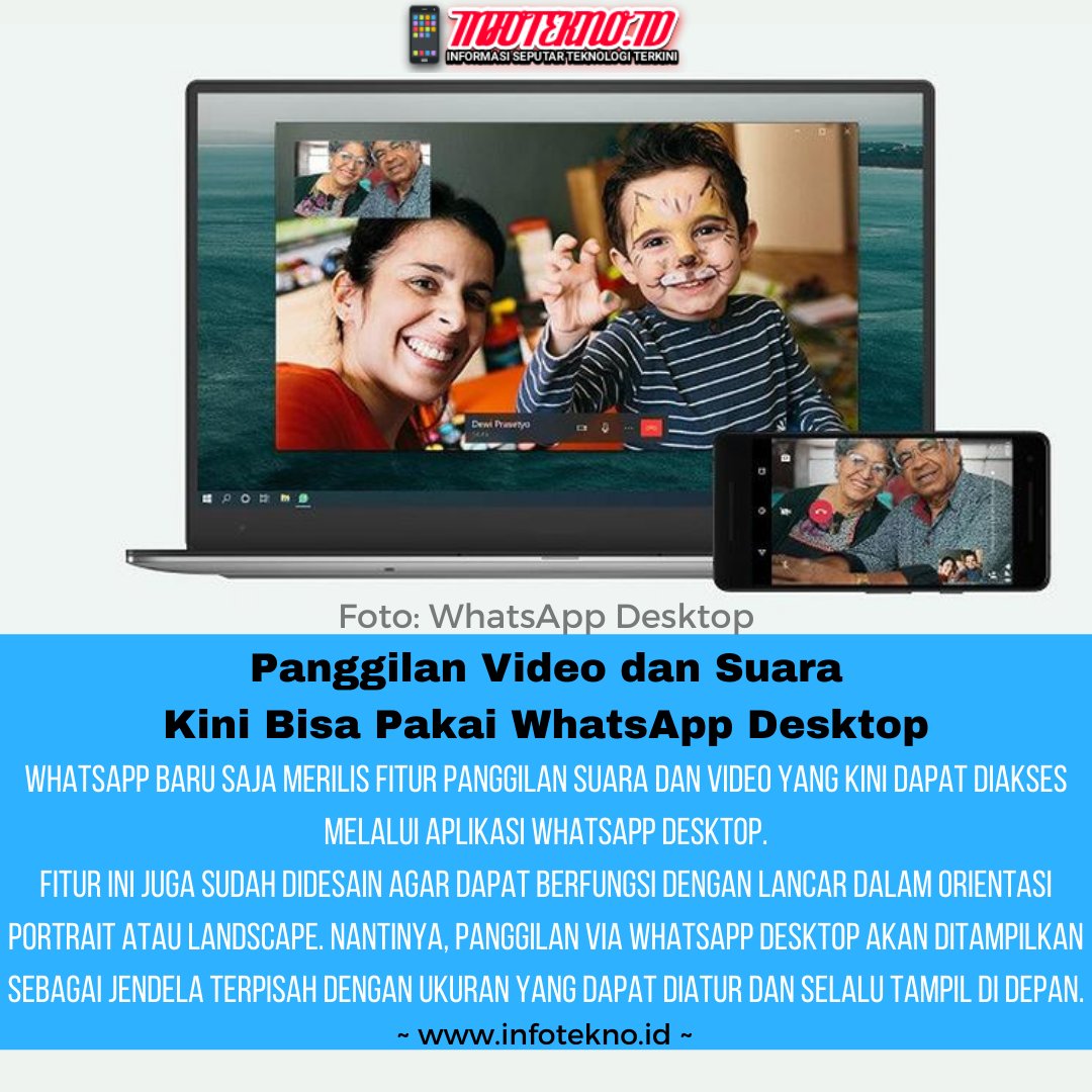 IdInfotekno's tweet photo. Hanya untuk sekarang, fitur ini baru dapat digunakan untuk panggilan pribadi agar kualitas panggilan yang dilakukan tetap andal. Namun di masa depan, #WhatsApp menuturkan fitur ini dapat mencakup panggilan suara dan video secara grup.

Sumber : https://t.co/uyXHufa0KM https://t.co/F0lANCdub1