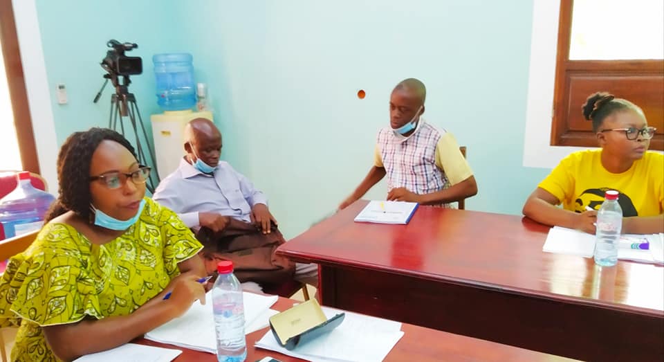 Formation des formateurs  à l'observation électorale pour une élection présidentielle transparente au Congo Brazzaville le 21 mars 2021. TLP-Congo tient en ce moment un atelier à cet effet au centre de Polio à Pointe Noire.