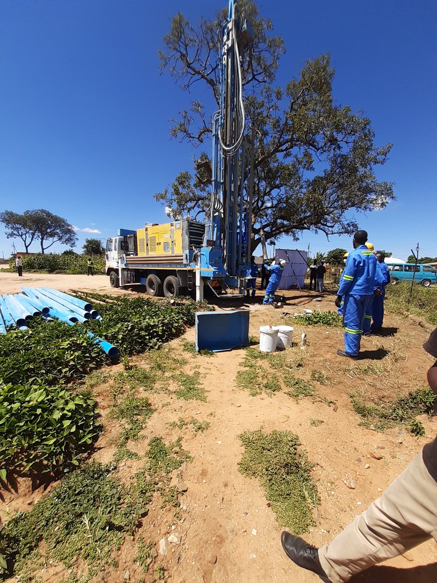 Borehole for Emakhandeni Community by Cocacola foundation and Danish church aid .siyabonga