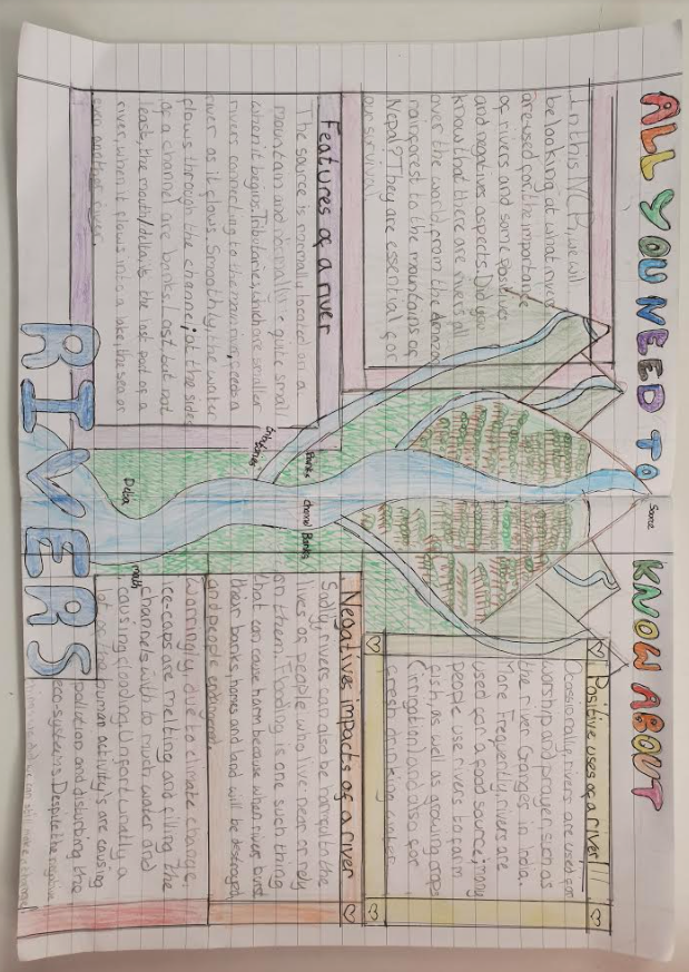 TBSyear5's tweet photo. It has been wonderful to have so many of Year 5 back in class the past two weeks, and what fabulous NCR reports they have written since returning to campus! #english #rivers #crosscurricular #nonchronologicalreports https://t.co/5EOyq5YDU6