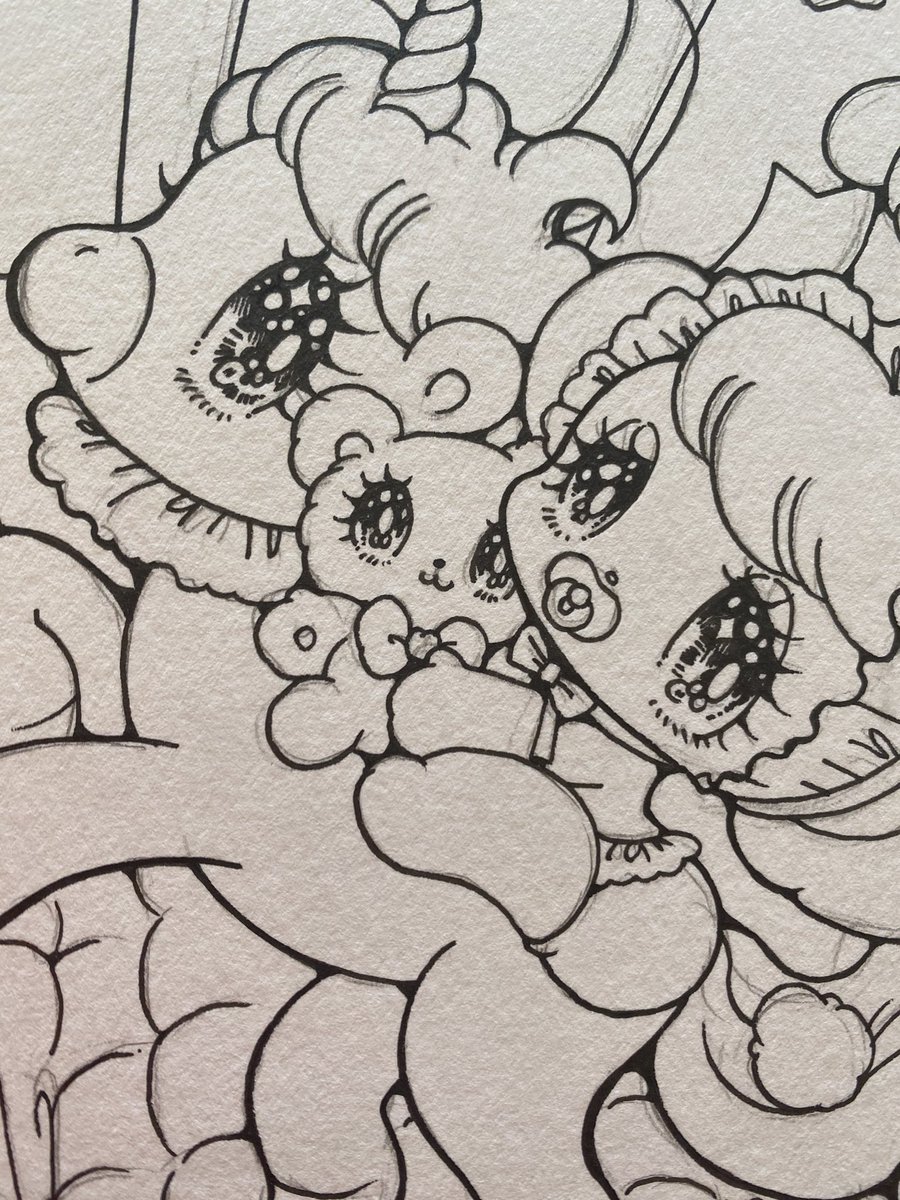 「線画→水彩→最後に仕上げをしておわり 」|🌈❤️‍🔥せきやゆりえ❤️‍🔥🌈のイラスト