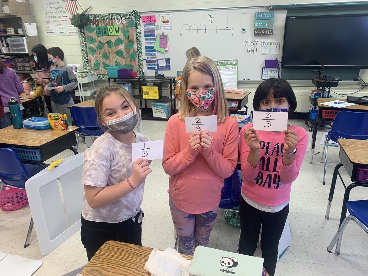 missandreucciC1's tweet photo. Fractions on a number line! After working hard on this skill, these third graders worked as teams to put themselves in order on a number line! https://t.co/2UyOIuqBD5