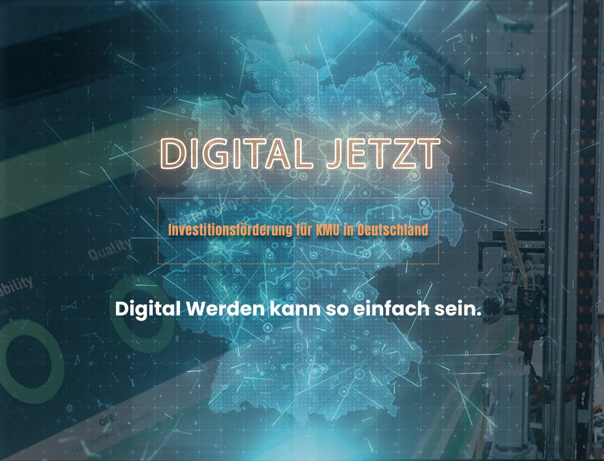 SLA_GmbH's tweet photo. Digitale Invesitionförderung #DigitalJetzt: Vom automatischen Lager bis zur IT-gestützten Produktion ist digital alles denkbar. Mehr Infos zum #Digitalbonus, was wie gefördert wird und wie wir euch unterstützen können, erfahrt ihr hier: https://t.co/hKB5T0rb4w https://t.co/z55EZKA3yh