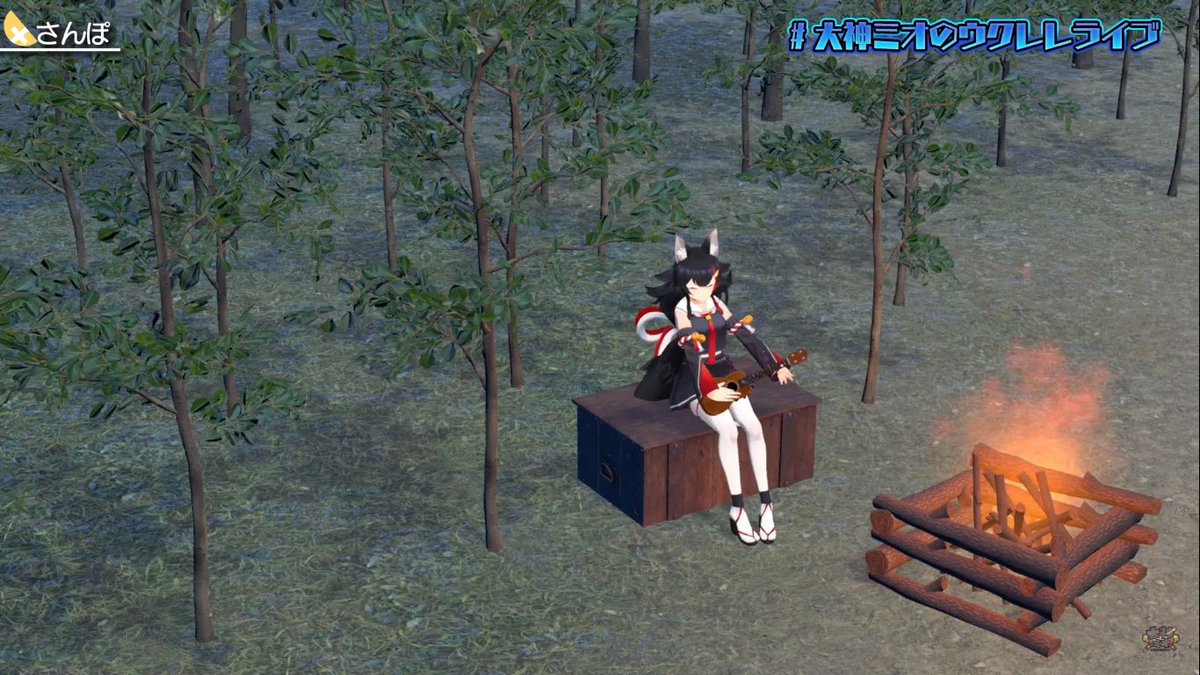 プルーピ I Can Already See Fan Artists Recreating This And I Cant Wait 大神ミオのウクレレライブ