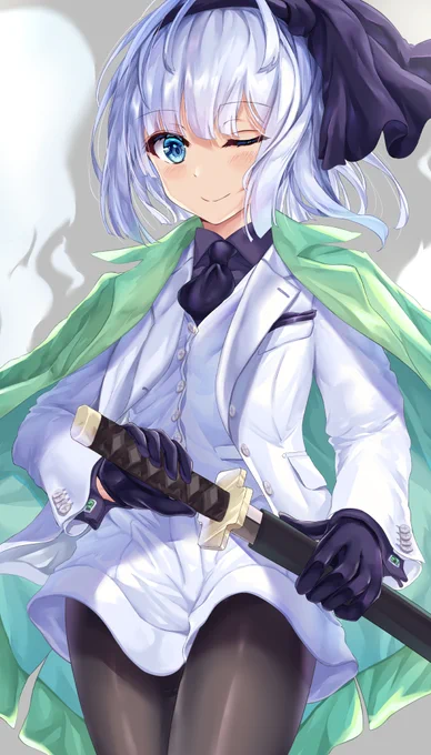 #3月4日はみょんの日
照れてる妖夢ちゃん
怖がり妖夢ちゃん
着飾った妖夢ちゃん 