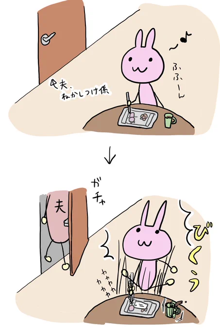 お絵描きして、ツイッターやってるってことは内緒なのだ。ぜったいに。
家族とかに自分のつくったもの見られたくないのだ。ぜったいに。

今日も背後に注意しながらお絵描きします。 