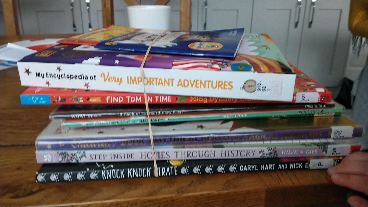 Thank you <a href="/HaltonLibraries/">Halton Libraries</a> for a great selection of books and our #WorldBookDay2021 books