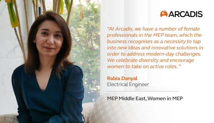 ArcadisinME's tweet photo. Rabia Danyal has been featured in @MEP_Middle_East ‘Women in MEP’ March cover story for her continued efforts to inspire and attract more women to join the #MEP workforce. Learn about our MEP capability: https://t.co/JplVyZ5dnm https://t.co/kGq1yfYLNq