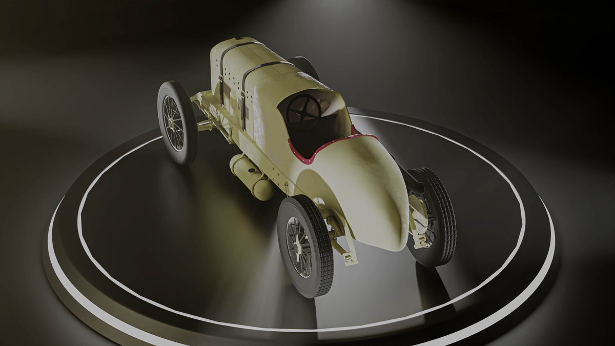 Hug1nn_'s tweet photo. 1920's racing car 3D model by me
Around 2 weeks of work
Blender/Lightroom
#3d #art #racing #car #formula #oldtimer #vintage #Motorsport https://t.co/k4cFk9MBtA
