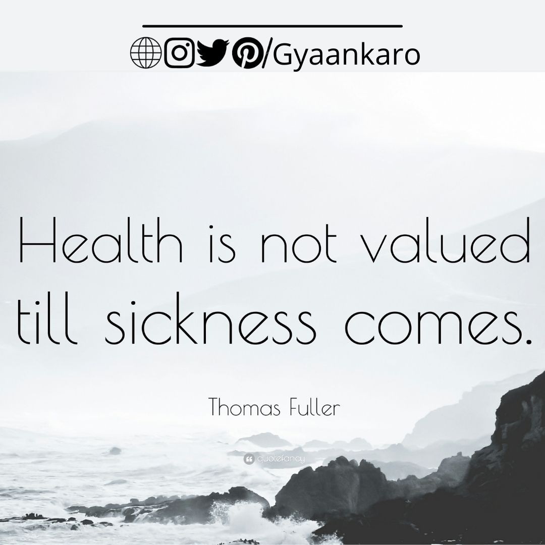 gyaankaro's tweet photo. Health is not valued till sickness comes.

Follow gyaankaro for Health Tips and Articles.

#hardworkpaysoffs #quoteoftheday #inspirationalquotes #successquotes #healthbenefits #healthblogger #healtheworld #healtheducation #healthfacts #healthgoals #healthguide #healthhabits #hea https://t.co/CcuGL80UCt