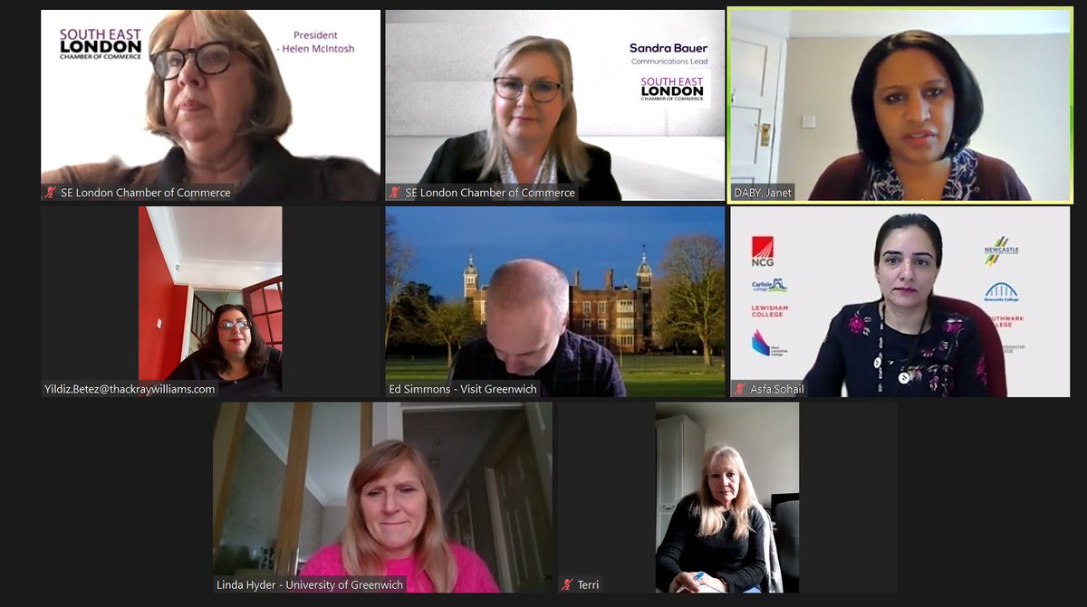 SE London Chamber of Commerce (@selondonchamber) on Twitter photo Many thanks to <a href="/JanetDaby/">Janet Daby MP</a> for this morning's fantastic Virtual Coffee Morning.
Great insights on #Budget2021 + excellent news on <a href="/BakerlooEXT/">Bakerloo Extension</a>
Answering key questions on post-lockdown strategy on #youthunemployment, #digitalinclusion & future / reimagination of high streets... Many thanks to <a href="/JanetDaby/">Janet Daby MP</a> for this morning's fantastic Virtual Coffee Morning.
Great insights on #Budget2021 + excellent news on <a href="/BakerlooEXT/">Bakerloo Extension</a>
Answering key questions on post-lockdown strategy on #youthunemployment, #digitalinclusion & future / reimagination of high streets...