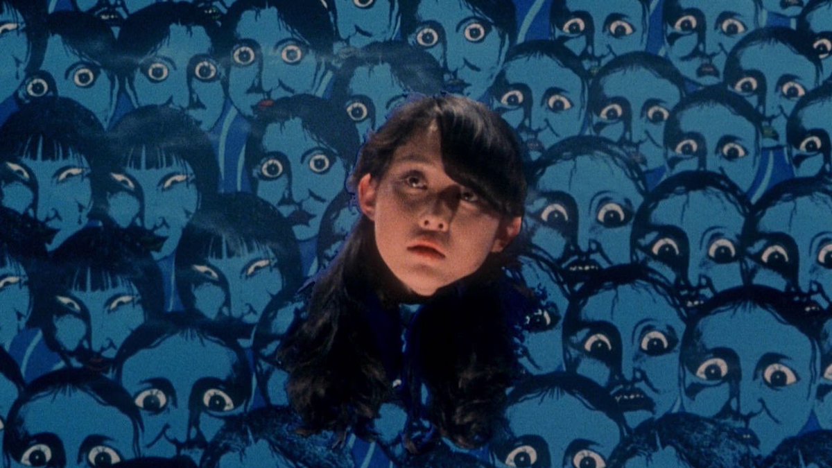 63. HAUSU (1977)One of the craziest horror comedies you’ll ever watch. As darkly twisted as it is hilarious, this film is filled to the brim with unforgettable imagery.A haunted house movie like you’ve never seen before, HAUSU/HOUSE is essential viewing.  #Horror365