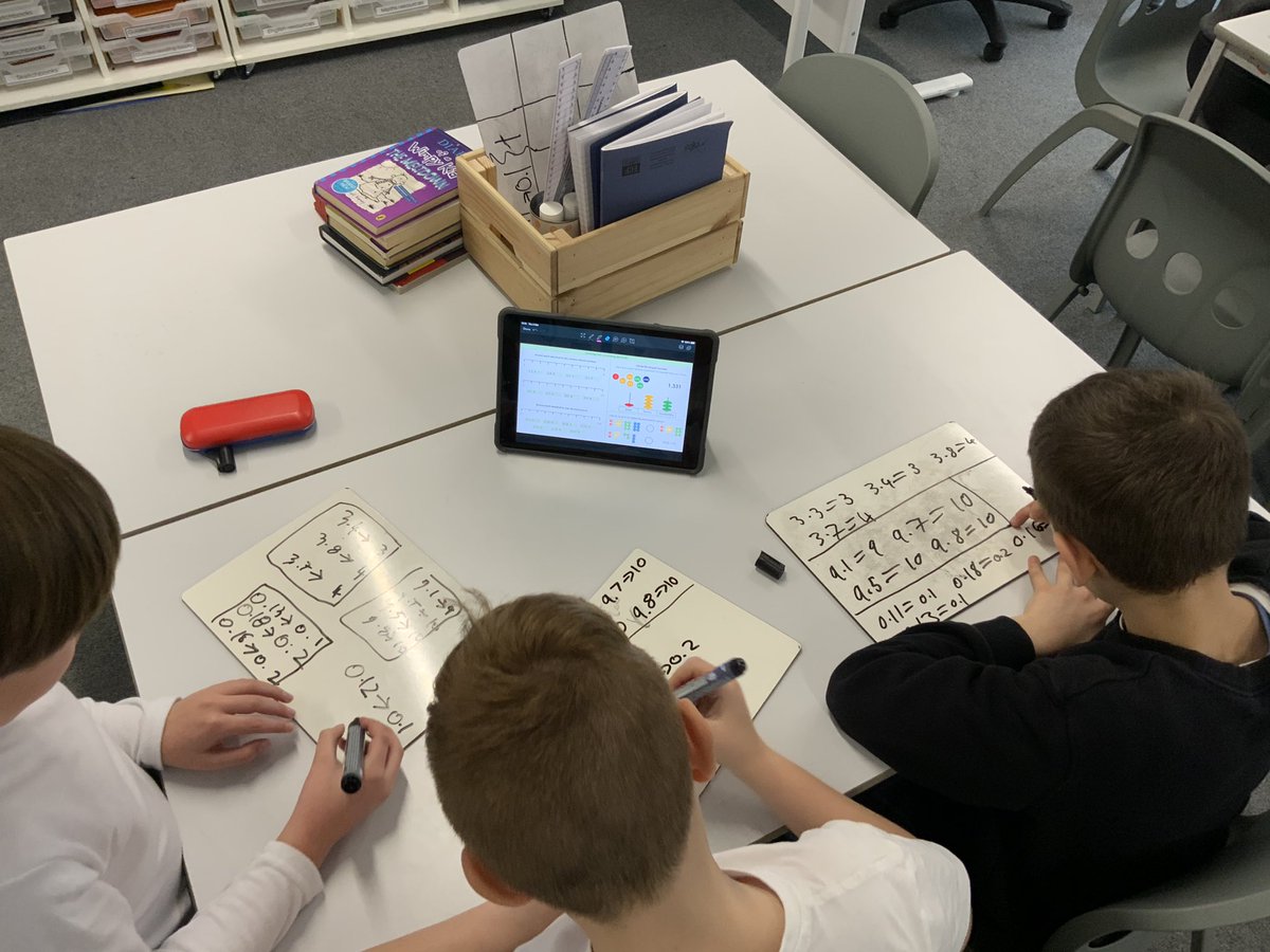wingfieldschool's tweet photo. Year 5 have been rounding, ordering and comparing decimal week. Great teamwork! #WingfieldMaths https://t.co/uf1mC3wEPq