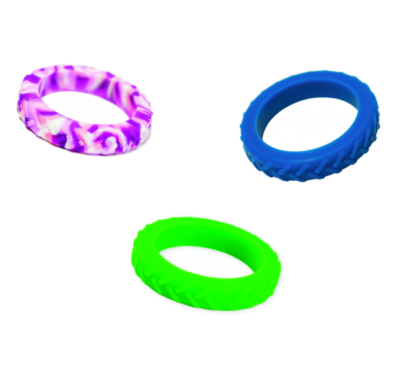 SpaceKraft29's tweet photo. #Chewy Chewable Tread #Bangles - A choice of three coloured bangles to choose from. These Tread Bangles are suitable for moderate to aggressive chewers.

The tread lines provide #sensory stimulation making them ideal fidgets too.

Buy yours here: https://t.co/50IbFLHVcV https://t.co/LmoECpT03C