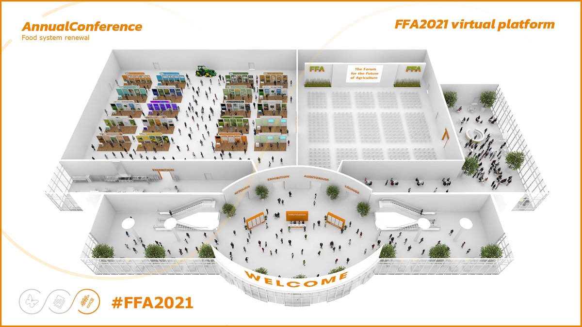 ForumForAg's tweet photo. The #FFA2021 Annual Conference is not your average webinar! Register now to access our virtual platform to:

- Watch live events in the auditorium!
- Access exclusive content in the exhibition area!
- Network with attendees!
- Find recipes in the kitchen!

https://t.co/E4WzQW7bAC https://t.co/vx9WyBFQHM