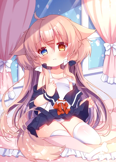 「…少しだけ、だよ?」
#イラスト 