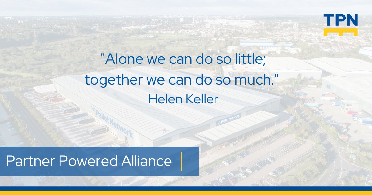 OurTPN's tweet photo. TPN pioneers new forms of collaborative logistics because working together is the future. #OneTeamTPN https://t.co/OUwmQcAW20