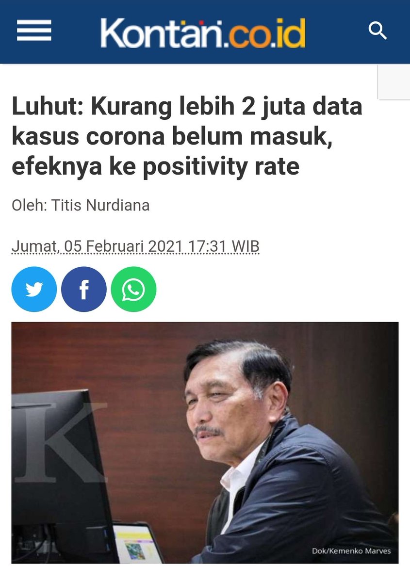 Belum usai Covid-19 ditanggulangi, telah masuk pula Corona varian baru yang awalnya dideteksi di Inggris nun jauh disana, Corona B117.

Saran, sekalian tak usah lakukan tes Covid, agar tak buat tambah dosa dan tak ketahuan dungunya tangani Corona dan dampaknya.

Iya gak sih? 🤭