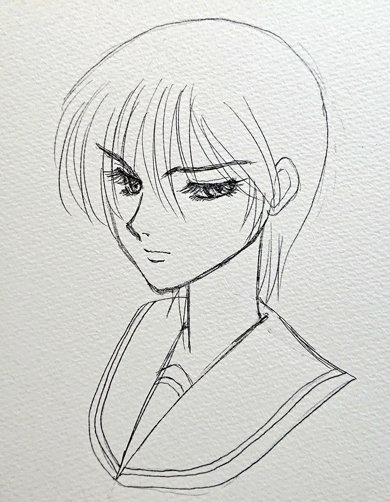 今日の夜のお絵描き 