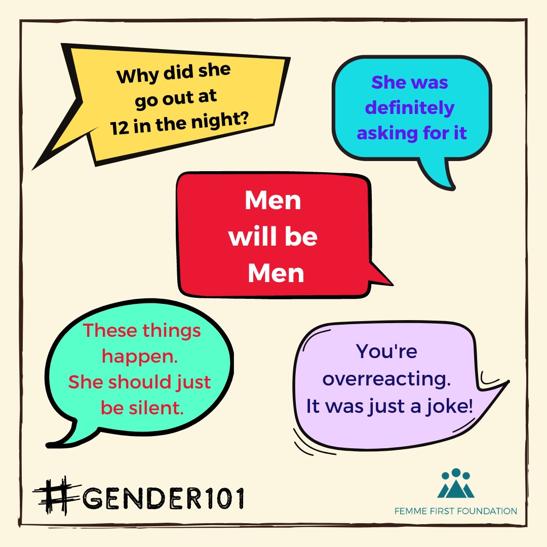 FemmeFirstF's tweet photo. In India, rape culture is highly intersectional. Communities that are marginalised due to caste, religion, gender, disability and socio-economic status are more likely to be subjected to sexual violence.

#Gender101 #rapeculture #gender #victimblaming https://t.co/2ISV7c8SZr