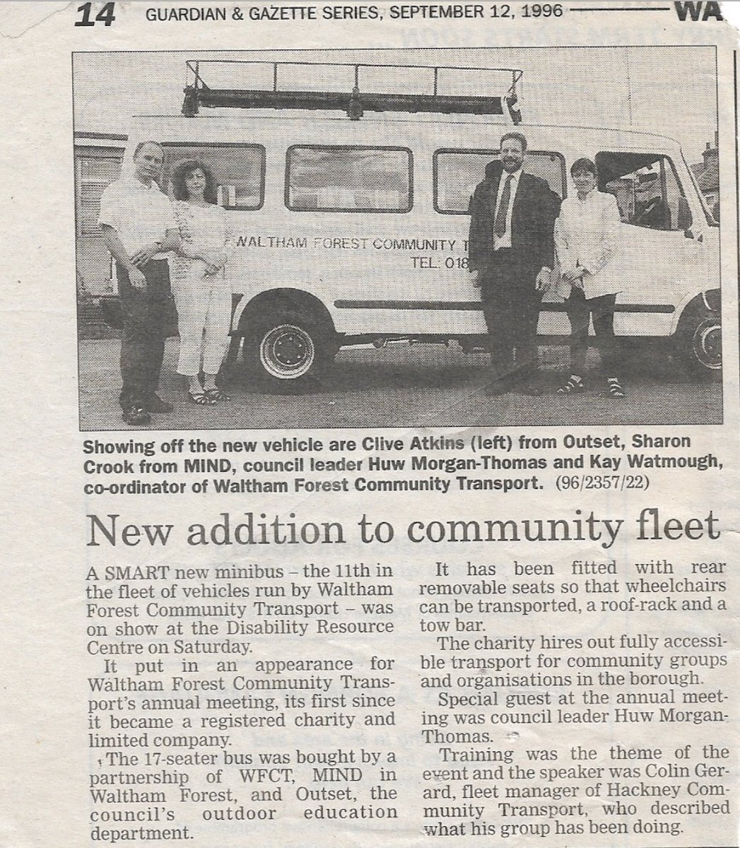 Community Transport Waltham Forest (CTWF) tweet media