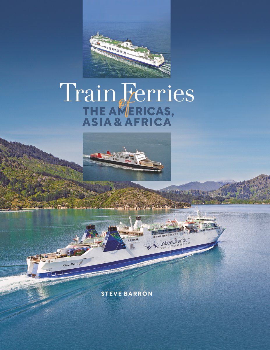 FerryPubs's tweet photo. New Publication due out the end of March 2021.
Train Ferries of the Americas, Asia &amp; Africa £25.00 plus p&amp;p. @Trainferry @StenaLine @superferries @IFAferry @Inter_Island #trainferry#trainferries#ferries https://t.co/EeHpUBlB58