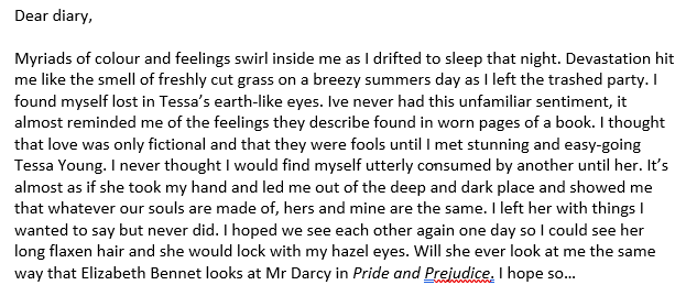 MayfieldEnglish's tweet photo. World Book Day and Valentine's Day combined! Annie-Mae's description of love with a literary twist is so romantic... https://t.co/NfsesrlZHV