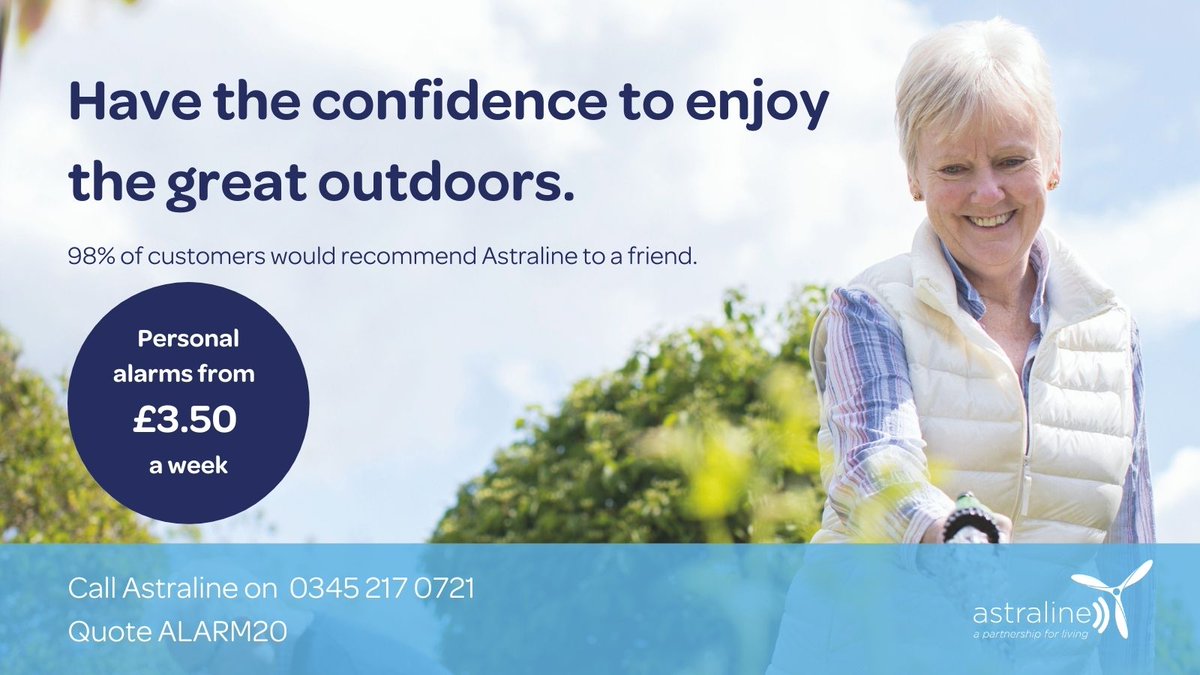 If you’d like to try and be more mobile or increase your activity levels but have lost your confidence, we can help.

Speak to us and find out about some of the new products and services that can help you live more independently.
#personalalarm #IndependentLiving #telecare #TECS